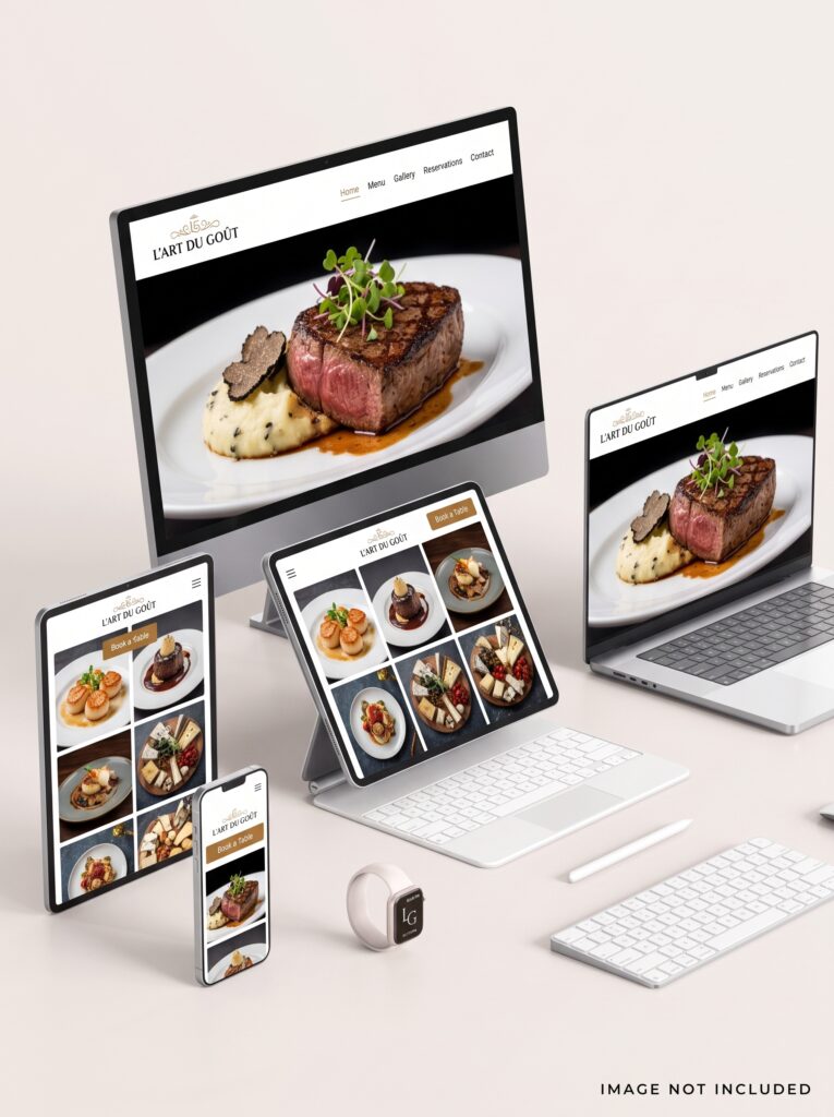 restaurant website on devices 2k 202607151503